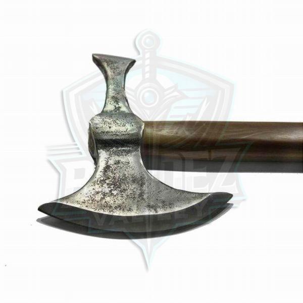 BV 536 Rustic Norse Seafarer Viking Barbarian Antiqued Hammer Head Medieval Batte Axe - Image 6