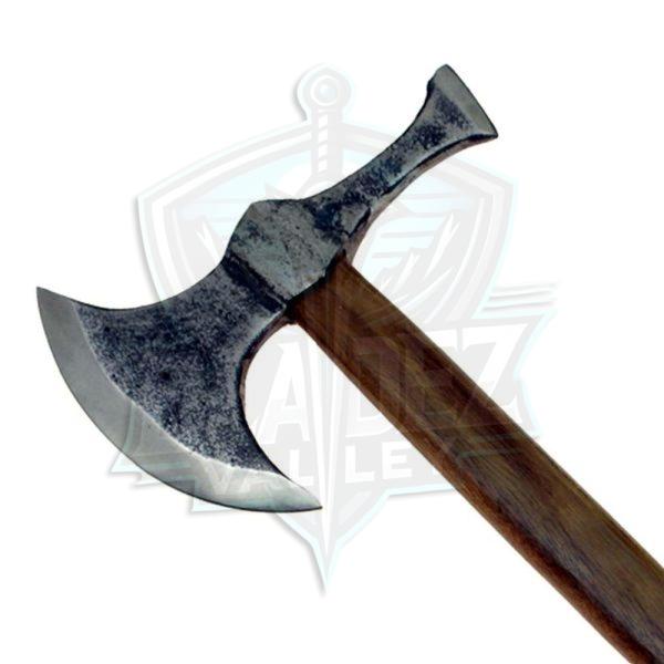 BV 536 Rustic Norse Seafarer Viking Barbarian Antiqued Hammer Head Medieval Batte Axe - Image 4